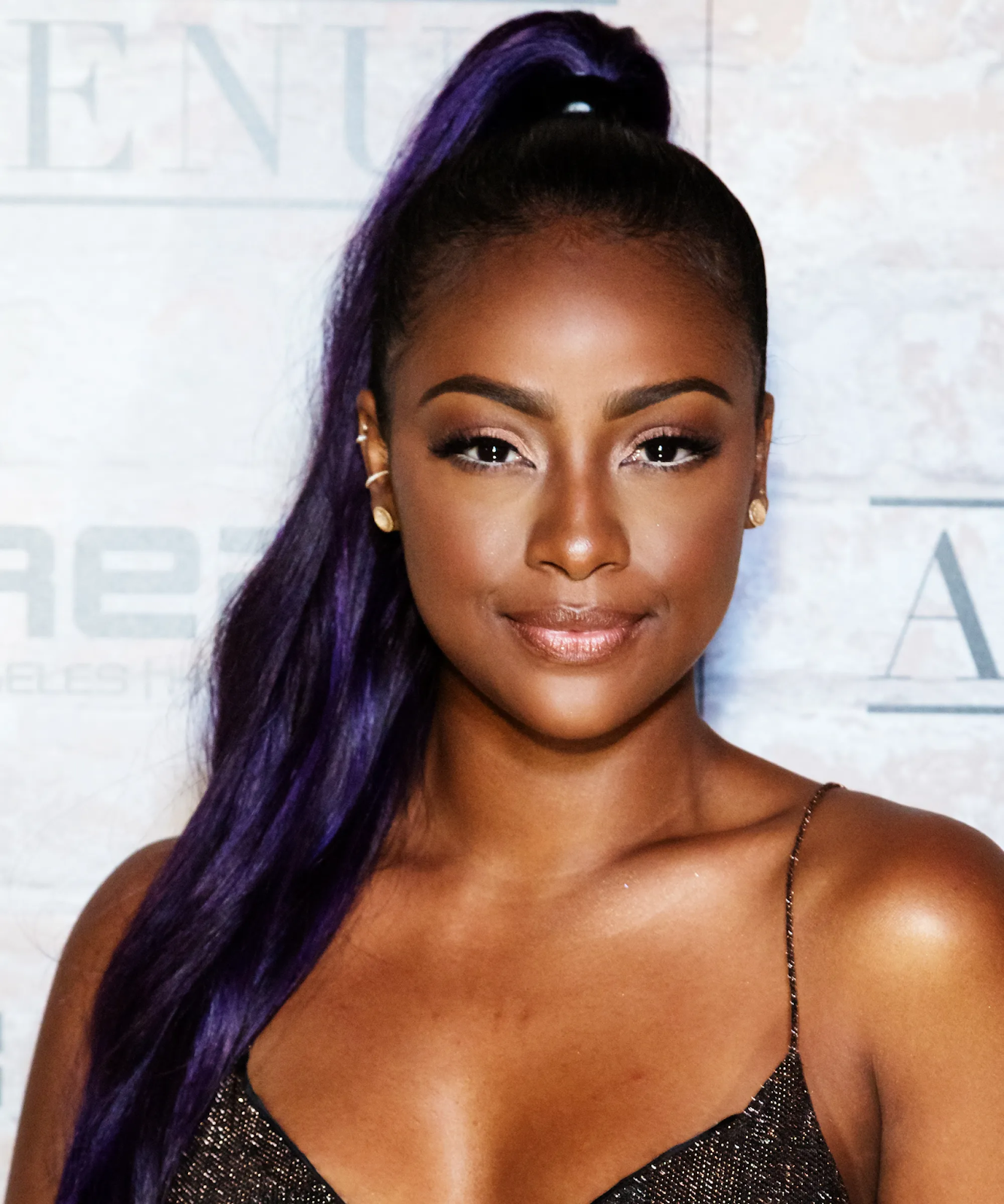 The purple ponytail